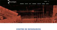 Desktop Screenshot of ancrages.org